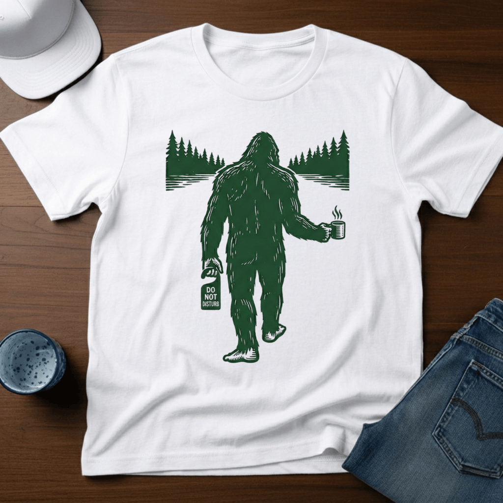 Do Not Disturb Bigfoot T-Shirt - Deadpan Outdoors Co.