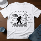Free Range - Feral & Caffeinated - Bigfoot Stamp T-Shirt - Deadpan Outdoors Co.