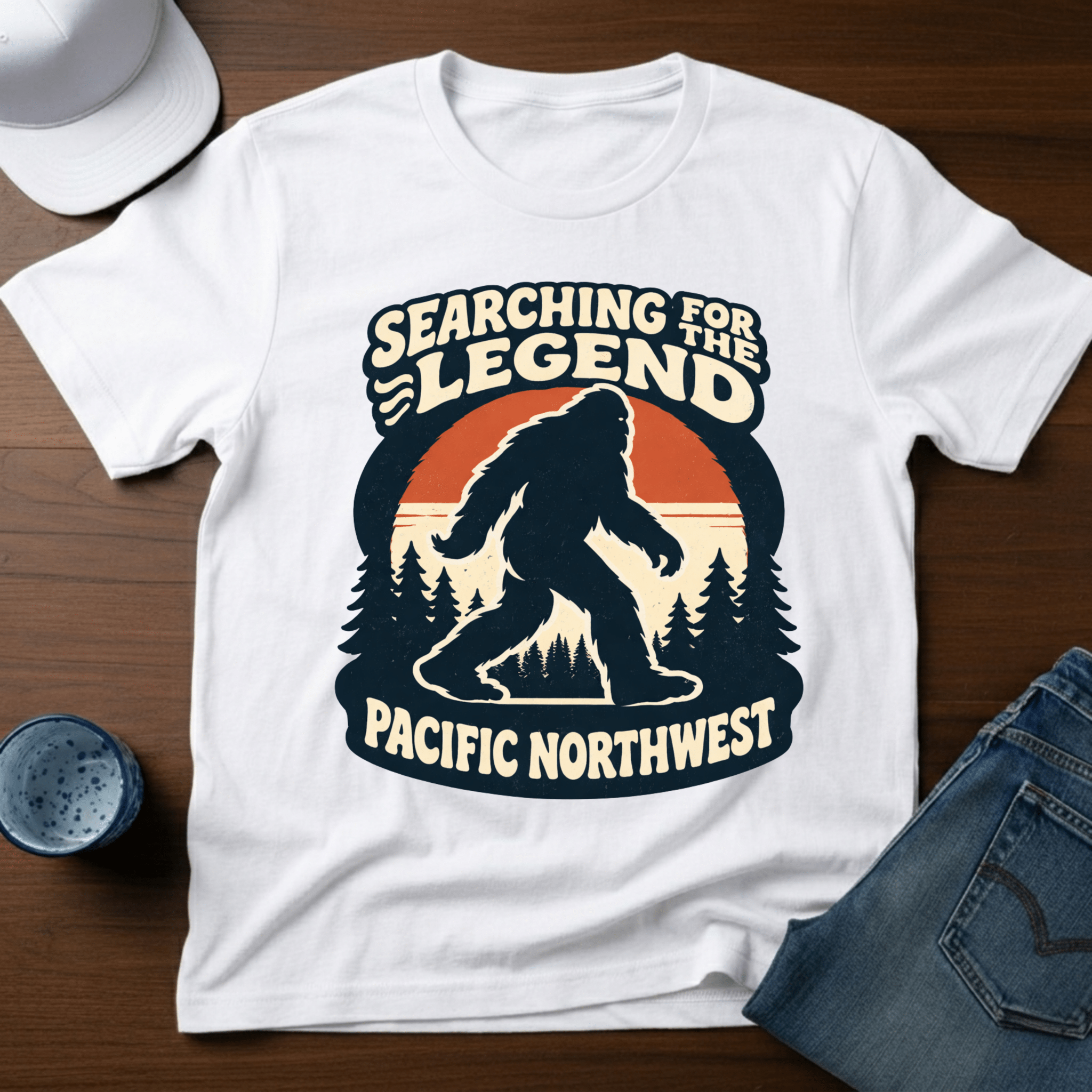 Searching For The Legend PNW T-Shirt - Deadpan Outdoors Co.