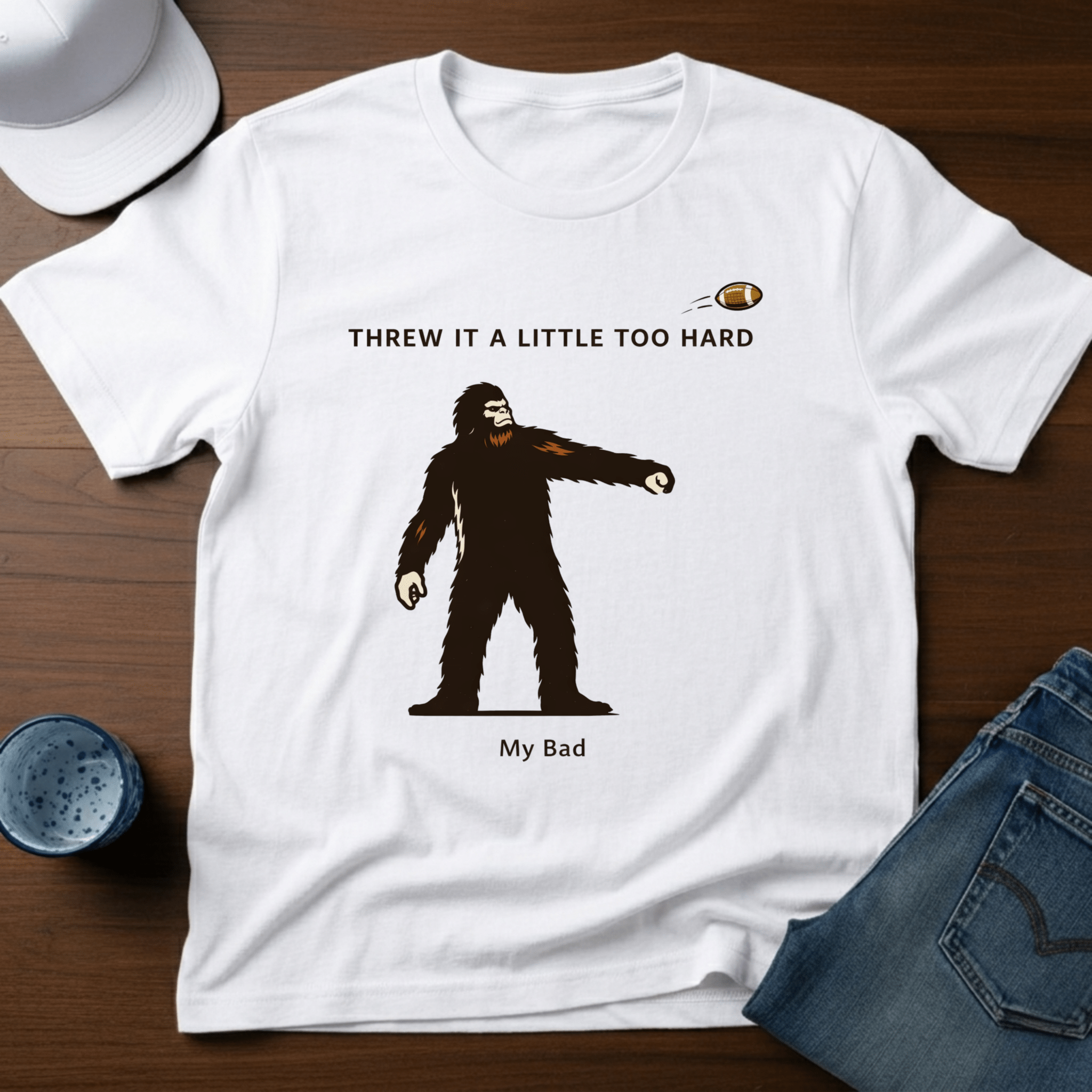 Threw A Little Too Hard T-Shirt - Deadpan Outdoors Co.