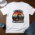 Off - Grid On Coffee T-Shirt - Deadpan Outdoors Co.