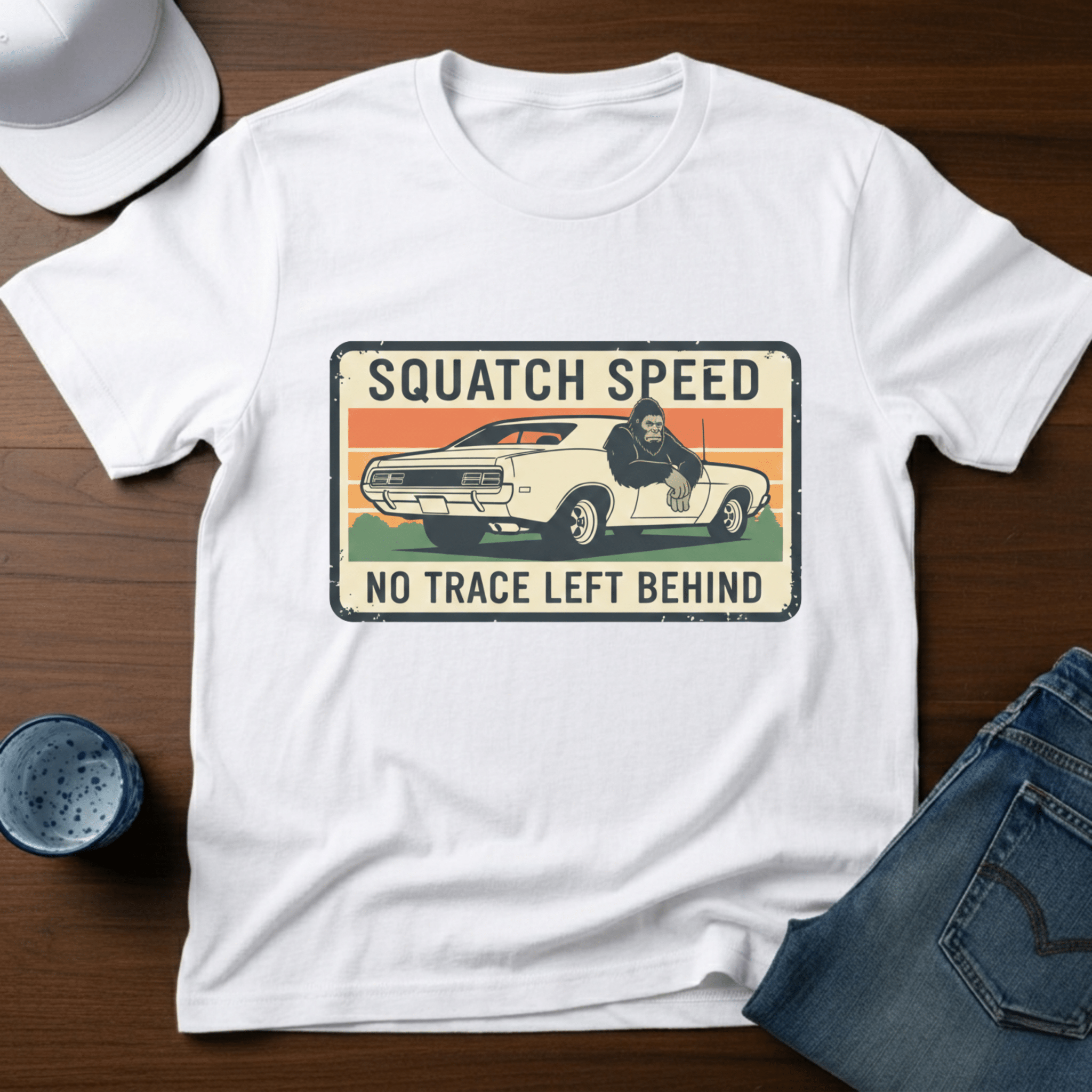 Squatch Speed T-Shirt - Deadpan Outdoors Co.