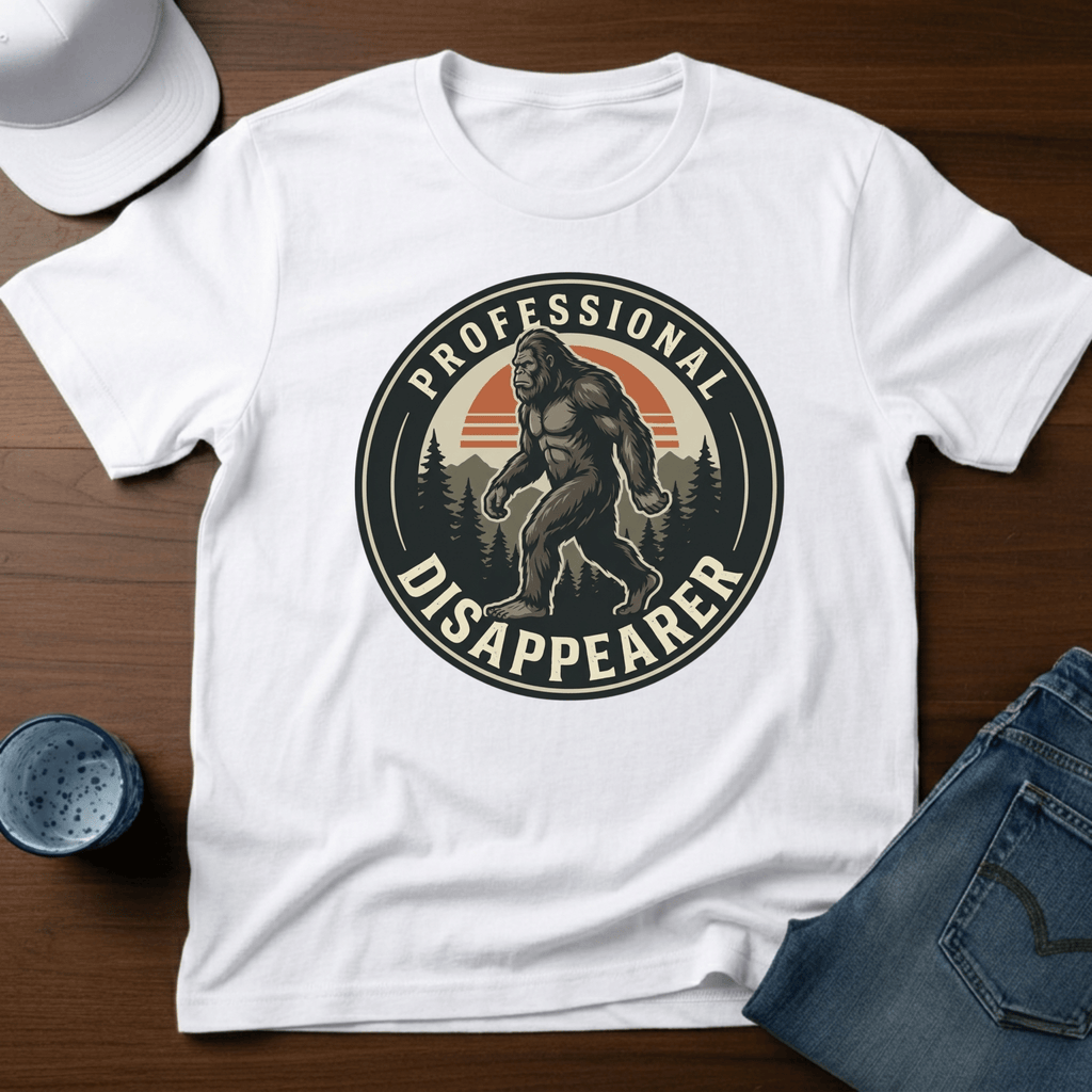 Professional Disappearer T-Shirt - Deadpan Outdoors Co.