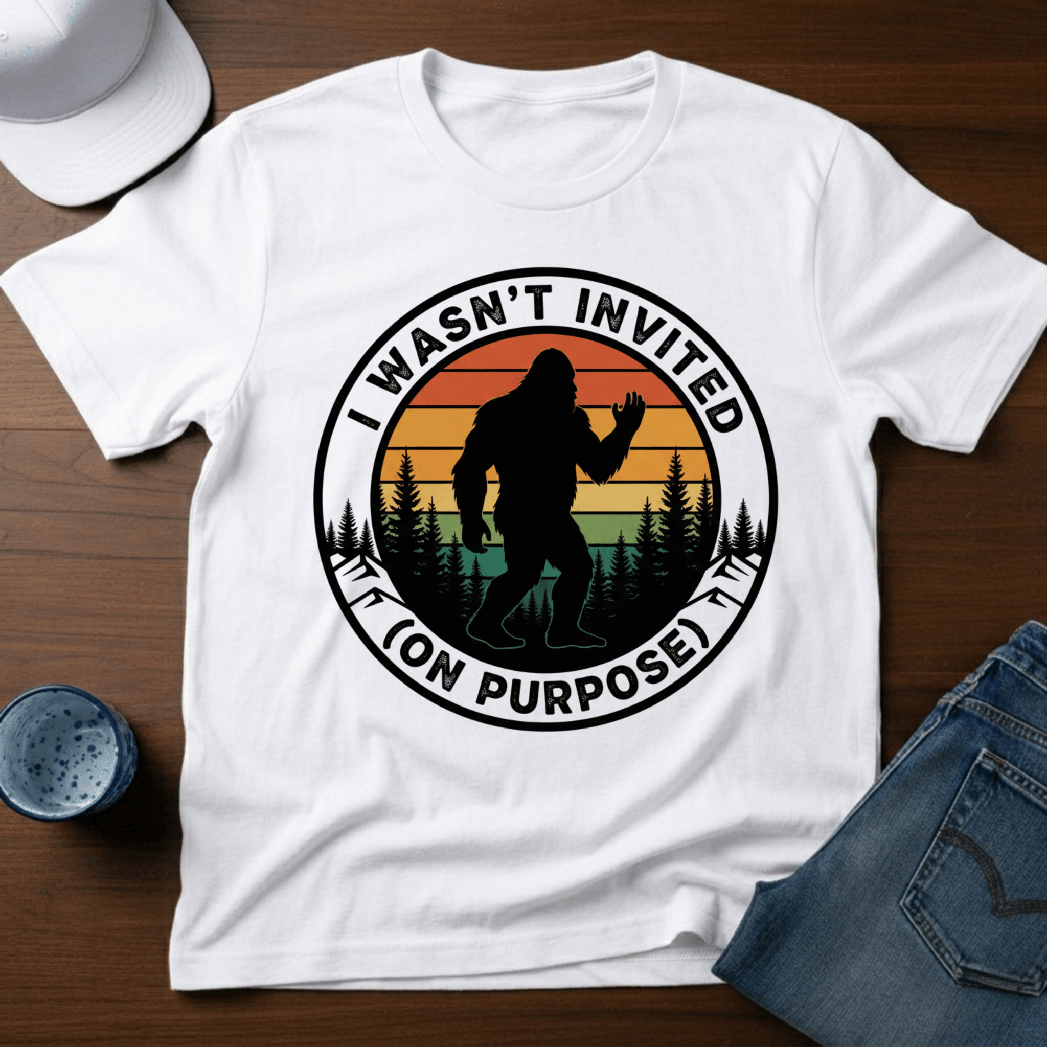 I Wasn't Invited (On Purpose) T-Shirt - Deadpan Outdoors Co.