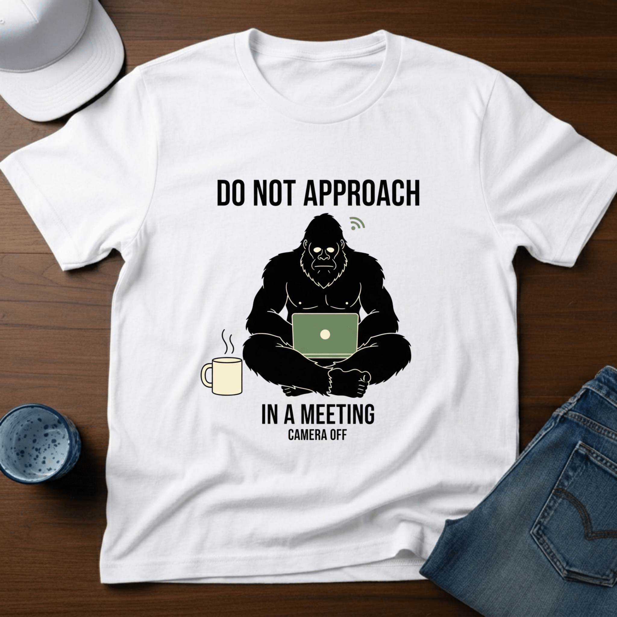 Do Not Approach In A Meeting T-Shirt - Deadpan Outdoors Co.