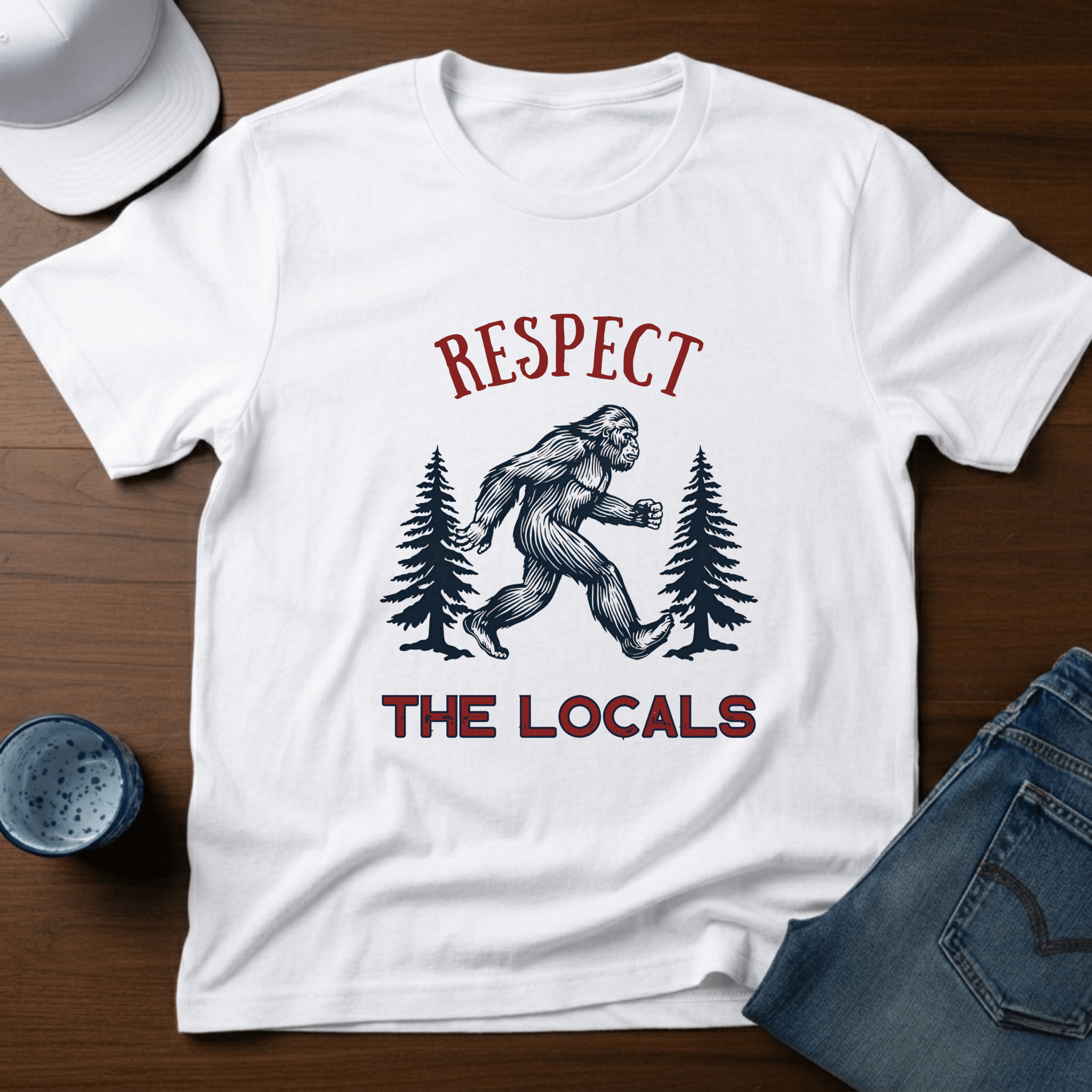 Respect The Locals T-Shirt - Deadpan Outdoors Co.