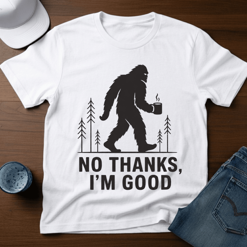 No Thanks, I'm Good T-Shirt - Deadpan Outdoors Co.