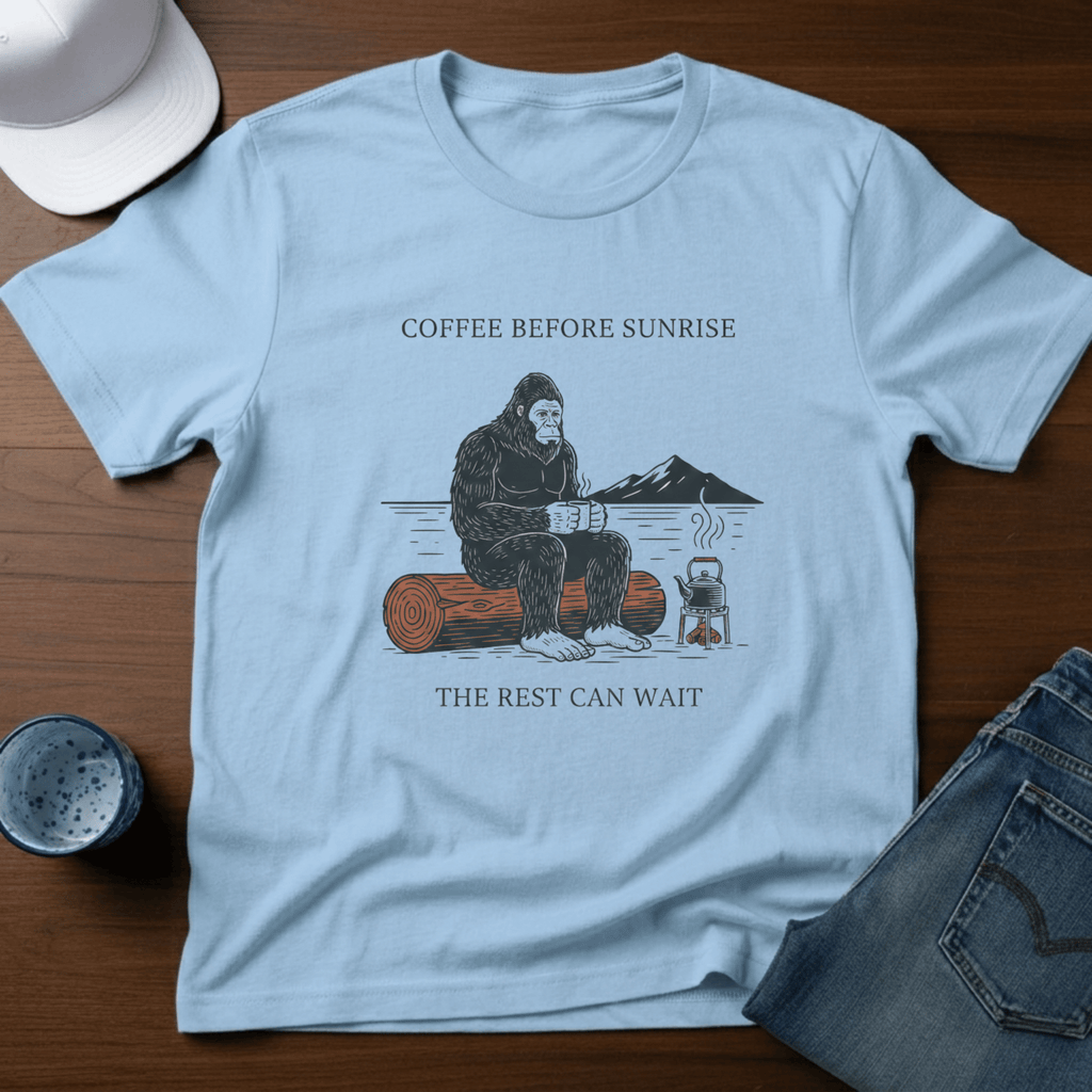 Coffee Before Sunrise T-Shirt - Deadpan Outdoors Co.