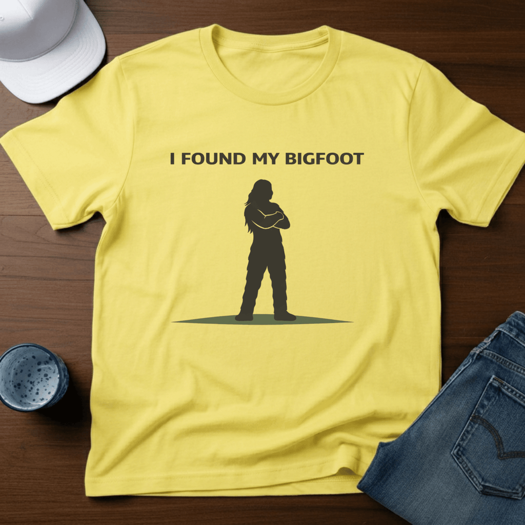I Found My Bigfoot T-Shirt - Deadpan Outdoors Co.