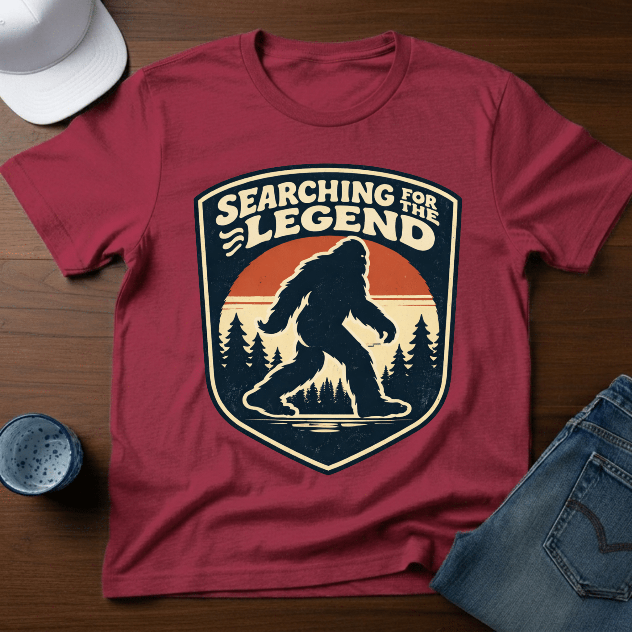 Searching For The Legend T-Shirt - Deadpan Outdoors Co.