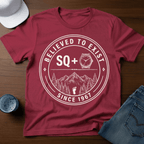 Believed To Exist - SQUATCH - Since 1967 - Squatch Rebus Puzzle T-Shirt - Deadpan Outdoors Co.