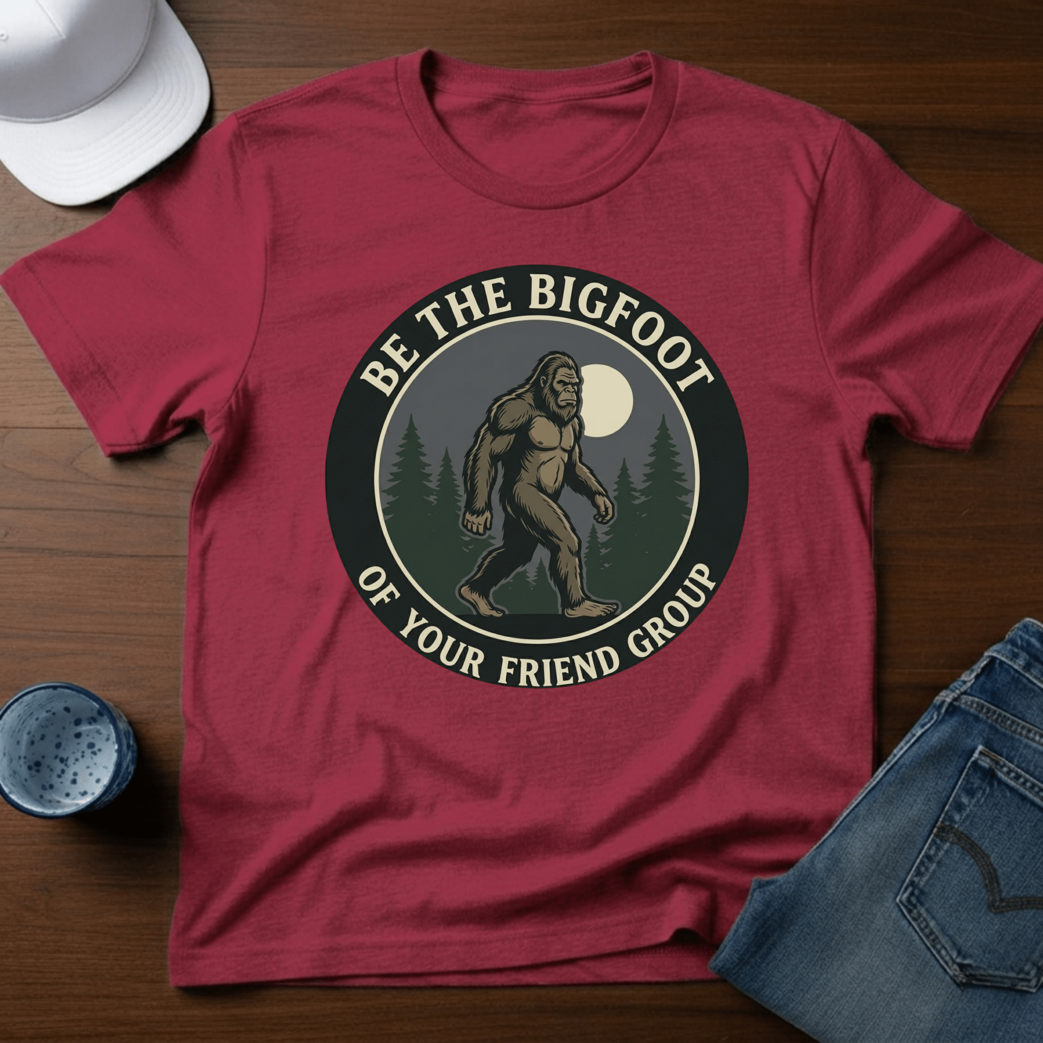 Be The Bigfoot of Your Friend Group T-Shirt - Deadpan Outdoors Co.