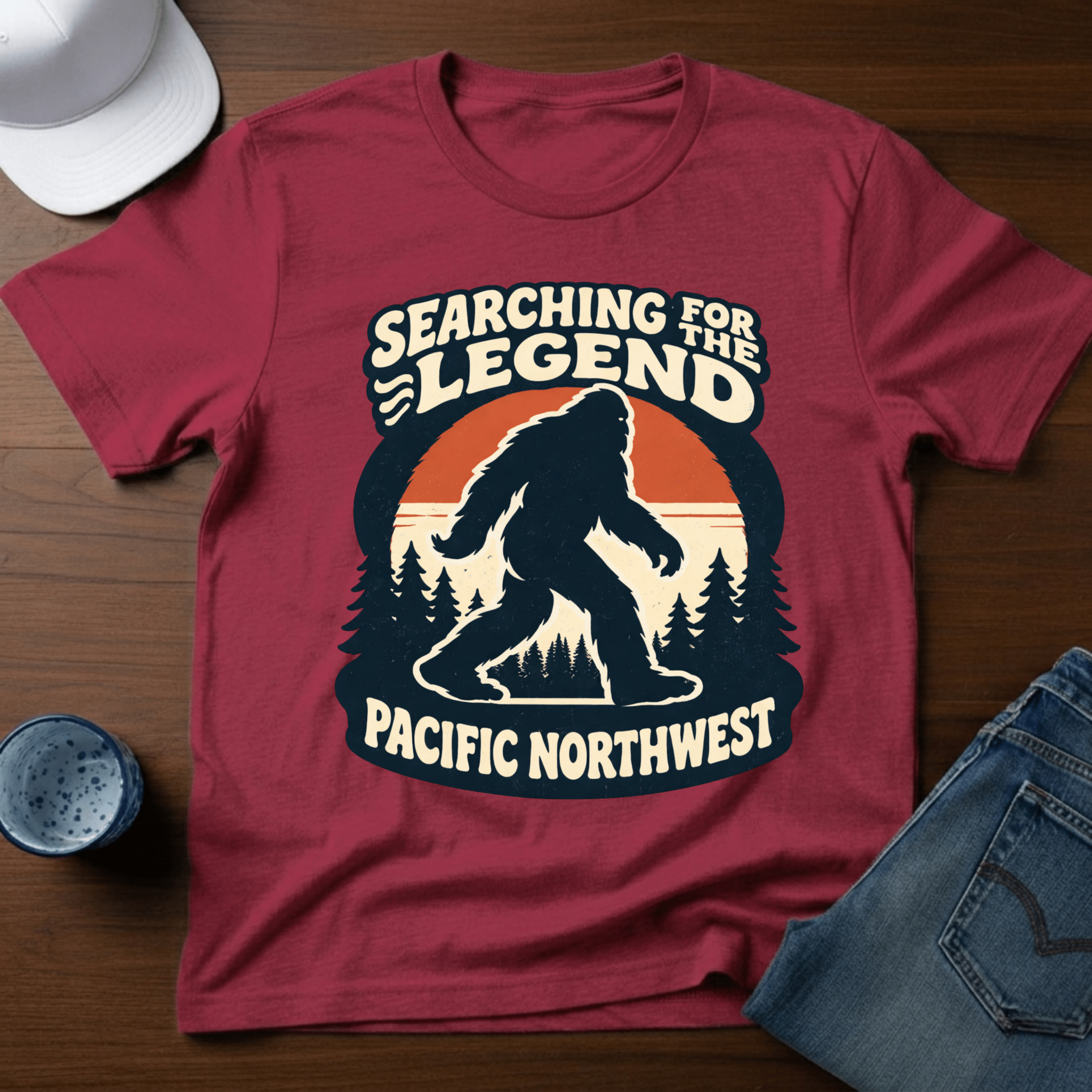 Searching For The Legend PNW T-Shirt - Deadpan Outdoors Co.