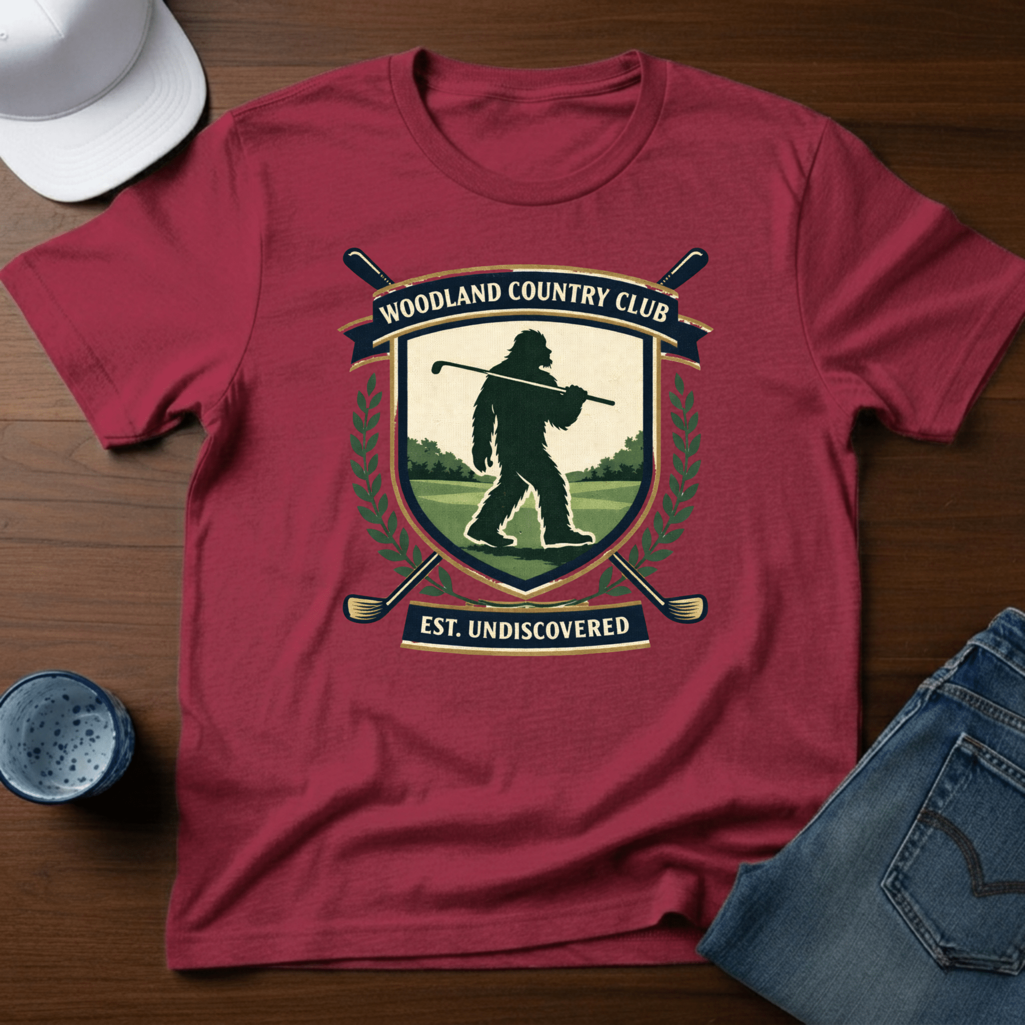 Woodland Country Club T-Shirt - Deadpan Outdoors Co.