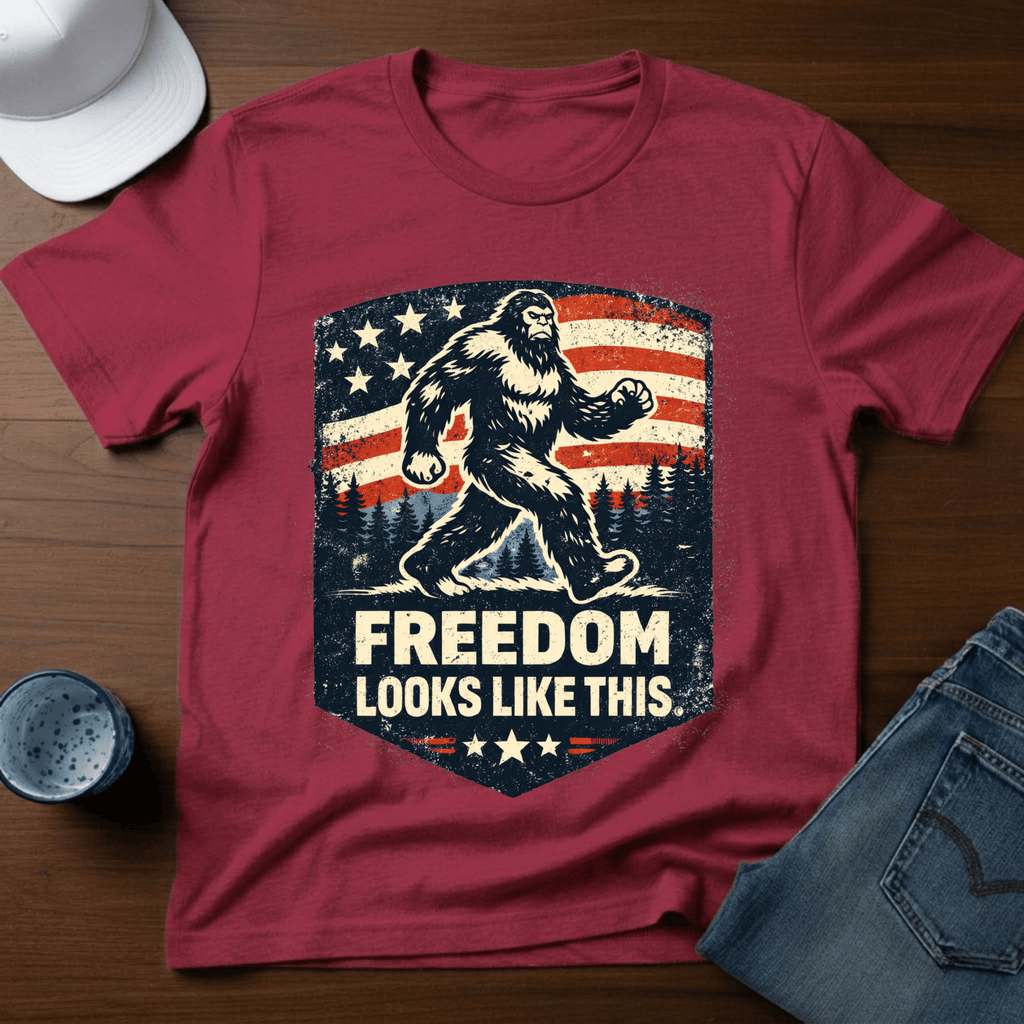 Freedom Looks Like This T-Shirt - Deadpan Outdoors Co.