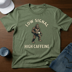 Low Signal High Caffeine T-Shirt - Deadpan Outdoors Co.
