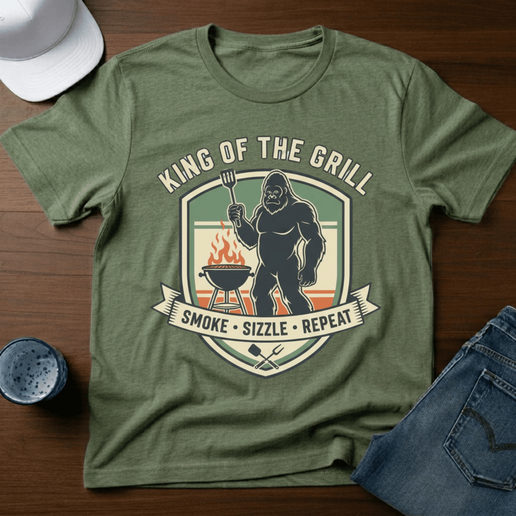 King Of the Grill T-Shirt - Deadpan Outdoors Co.