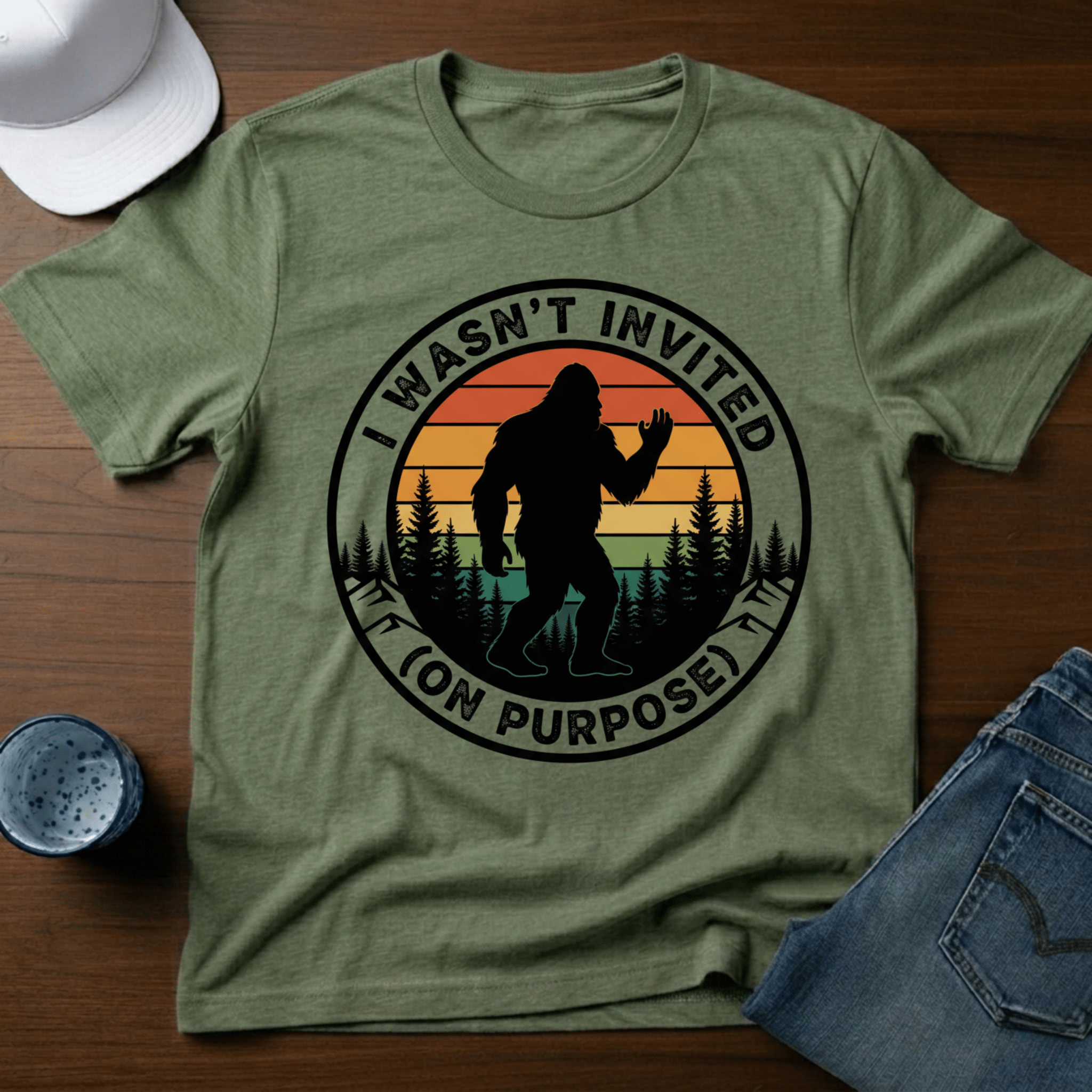 I Wasn't Invited (On Purpose) T-Shirt - Deadpan Outdoors Co.