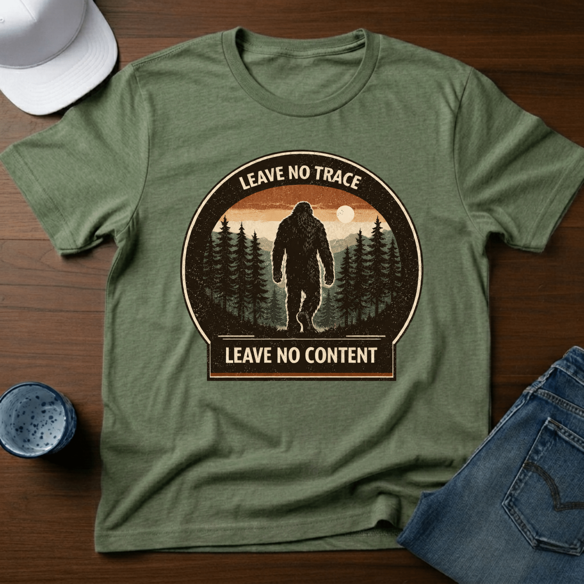 Leave No Trace Leave No Content T-Shirt - Deadpan Outdoors Co.