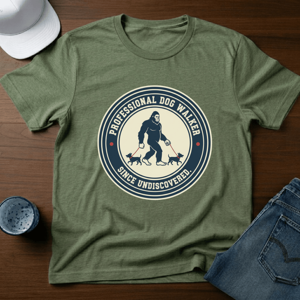 Professional Dog Walker T-Shirt - Deadpan Outdoors Co.