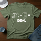 Hiking + Coffee = Ideal T-Shirt - Deadpan Outdoors Co.