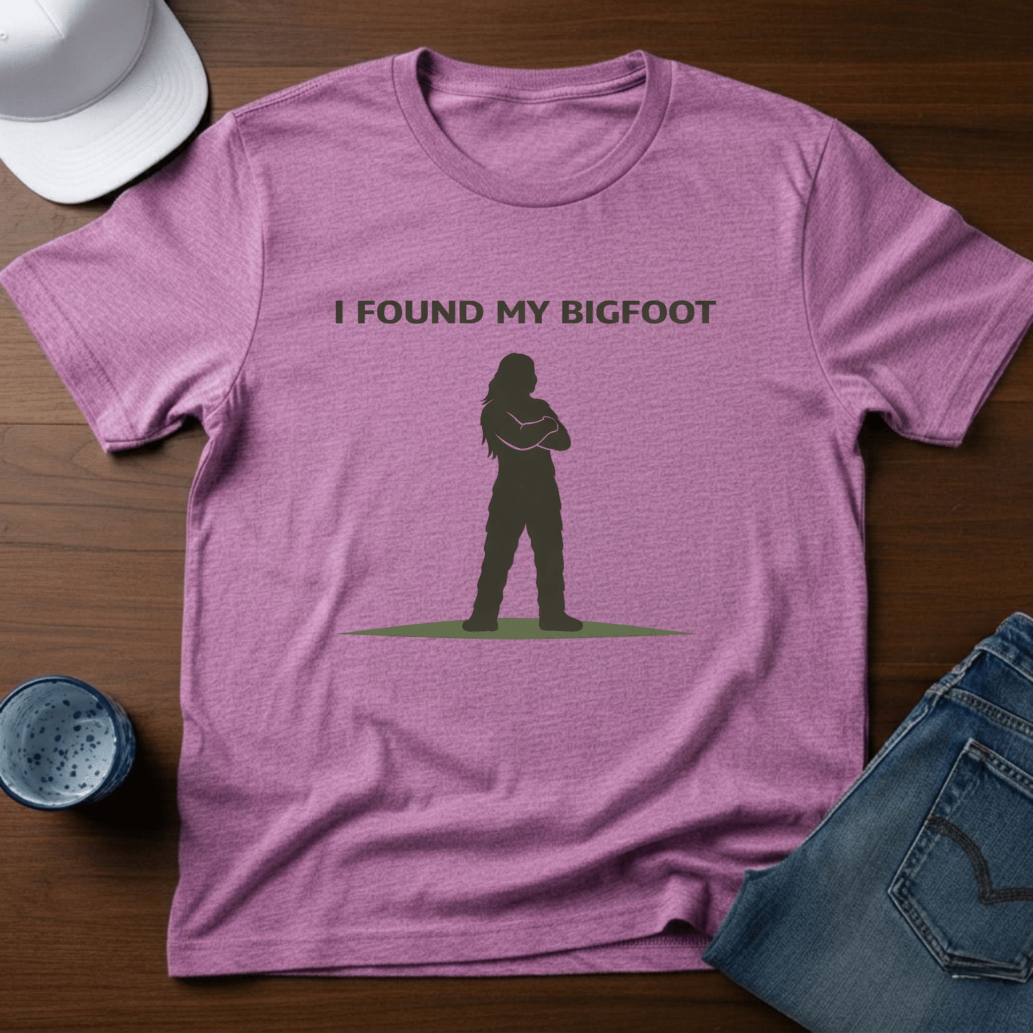 I Found My Bigfoot T-Shirt - Deadpan Outdoors Co.
