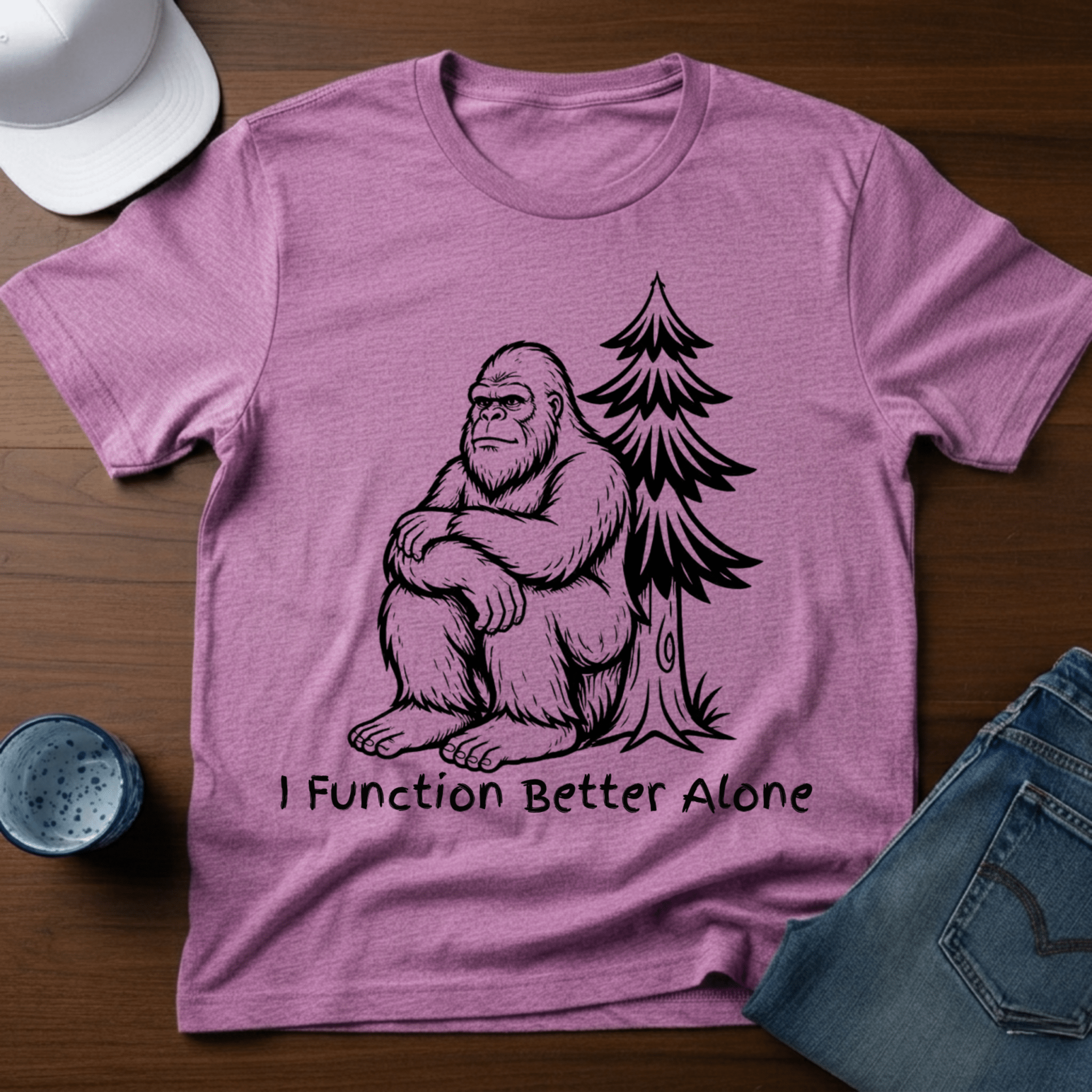 I Function Better Alone T-Shirt - Deadpan Outdoors Co.