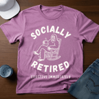 Socially Retired - Effective Immediately T-Shirt - Deadpan Outdoors Co.