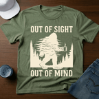 Out Of Sight - Out Of Mind T-Shirt - Deadpan Outdoors Co.