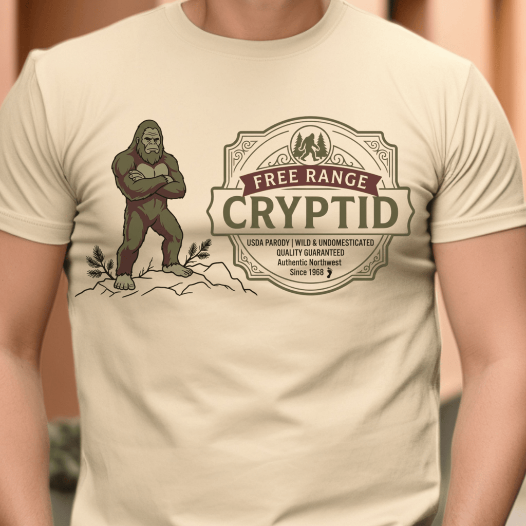 Free Range Cryptid - Gildan Tee - Deadpan Outdoors Co.