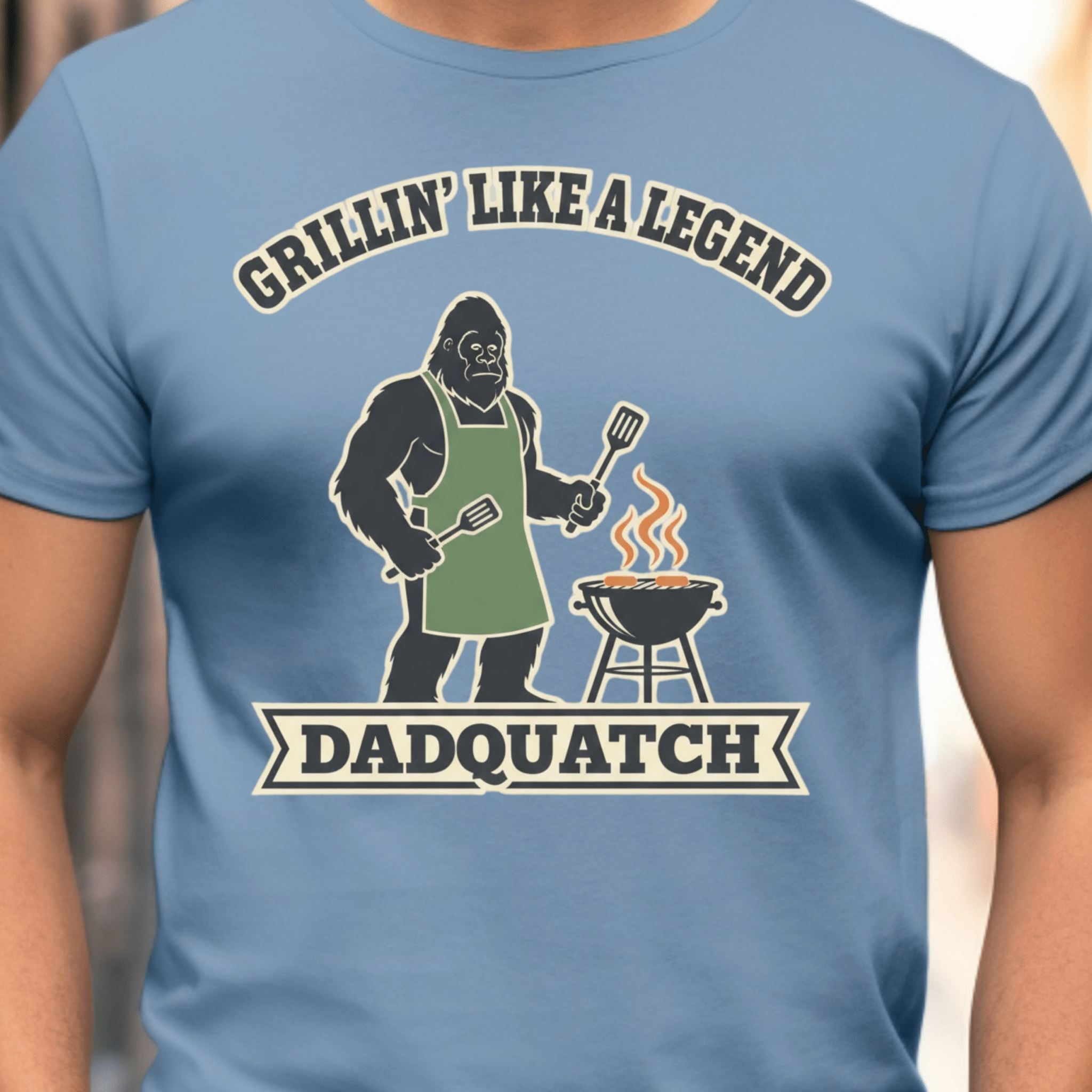 Grillin' Like a Legend - Gildan Tee - Deadpan Outdoors Co.