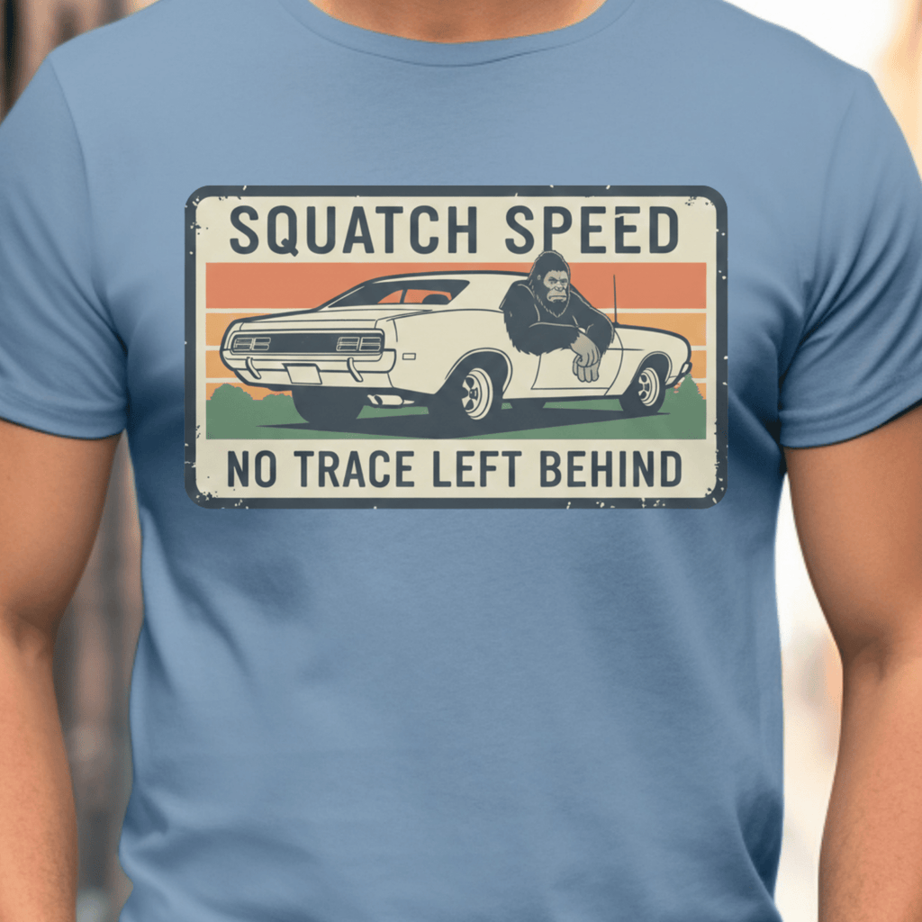 Squatch Speed - Gildan Tee - Deadpan Outdoors Co.