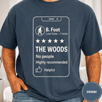 Comfort Colors® Bigfoot Five Star Review Tee - Deadpan Outdoors Co.