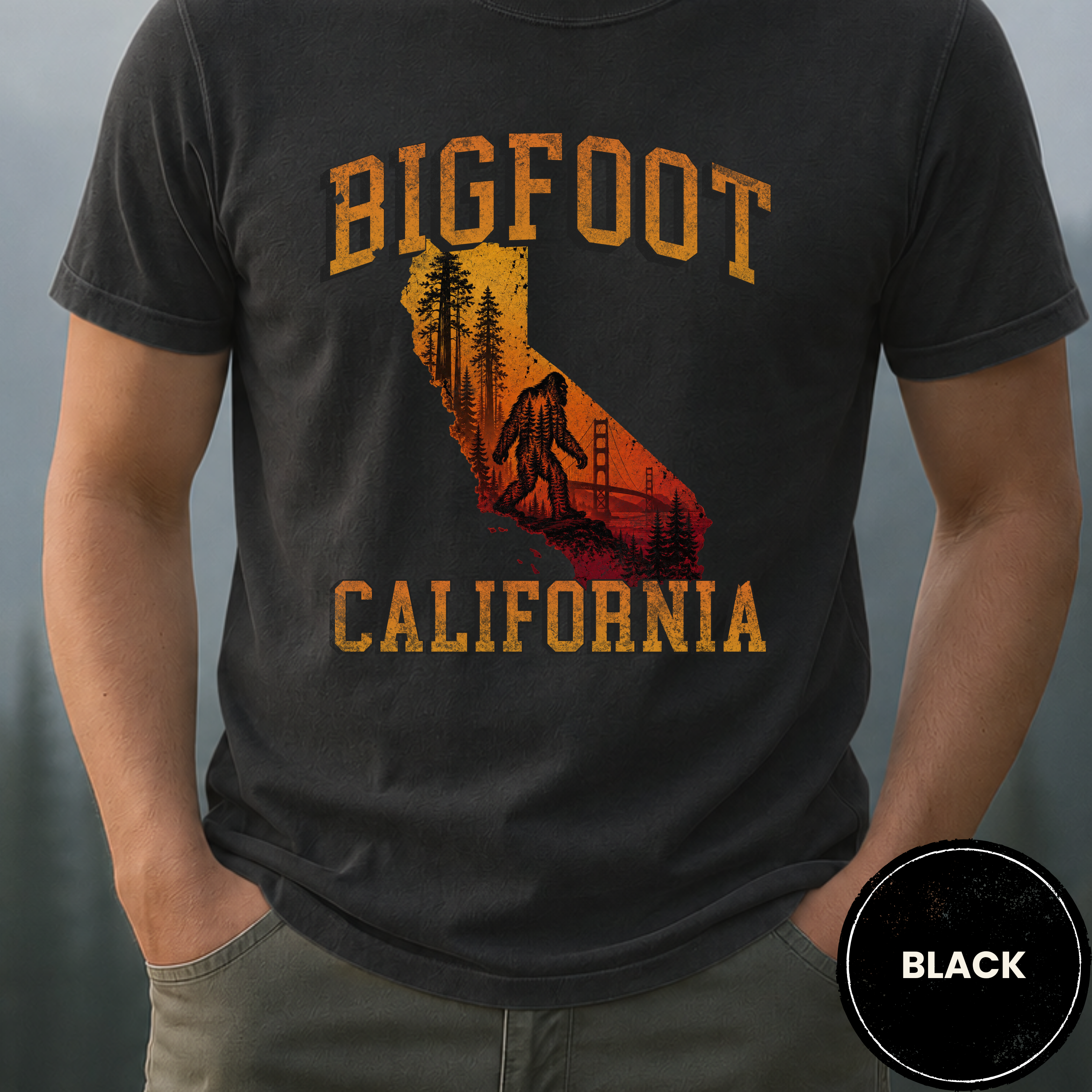 Comfort Colors® Bigfoot California State Tee