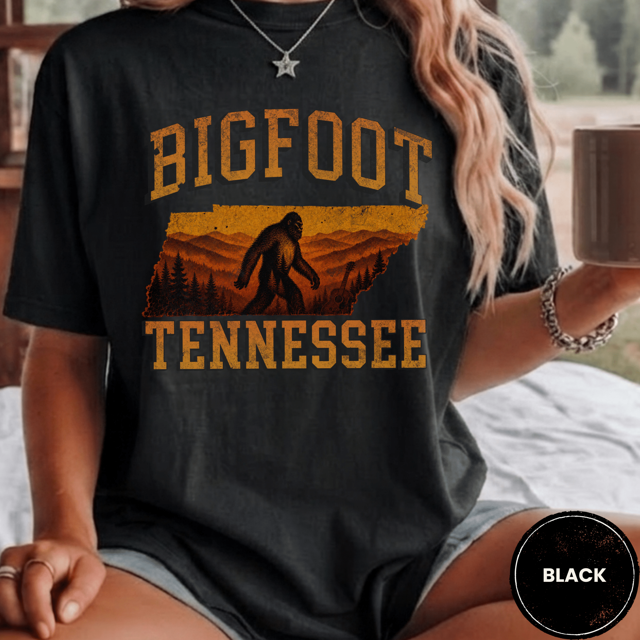 Comfort Colors® Bigfoot Tennessee State Tee - Deadpan Outdoors Co.