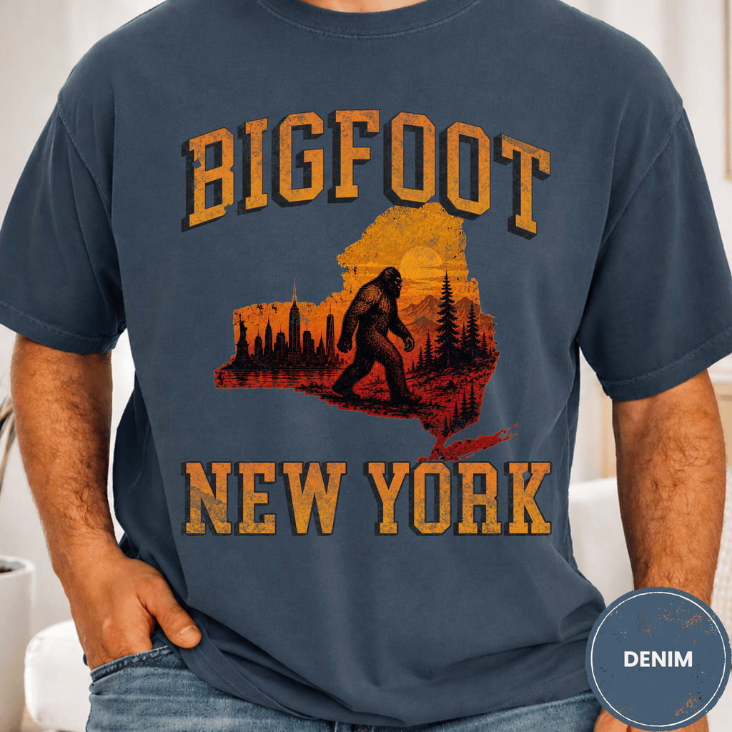 Comfort Colors® Bigfoot New York State Tee - Deadpan Outdoors Co.
