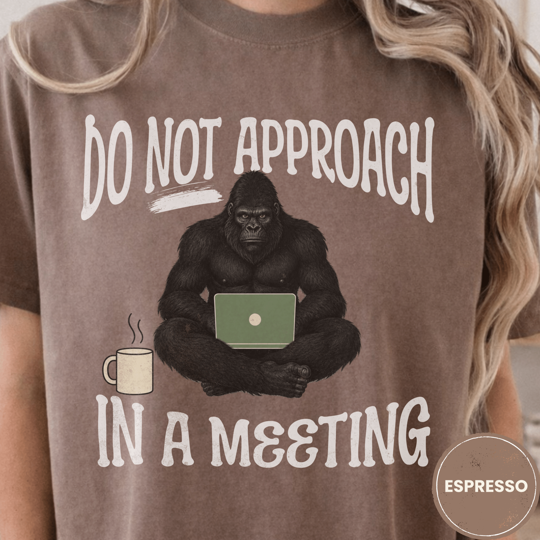 Comfort Colors® Do Not Approach- In a Meeting Tee - Deadpan Outdoors Co.