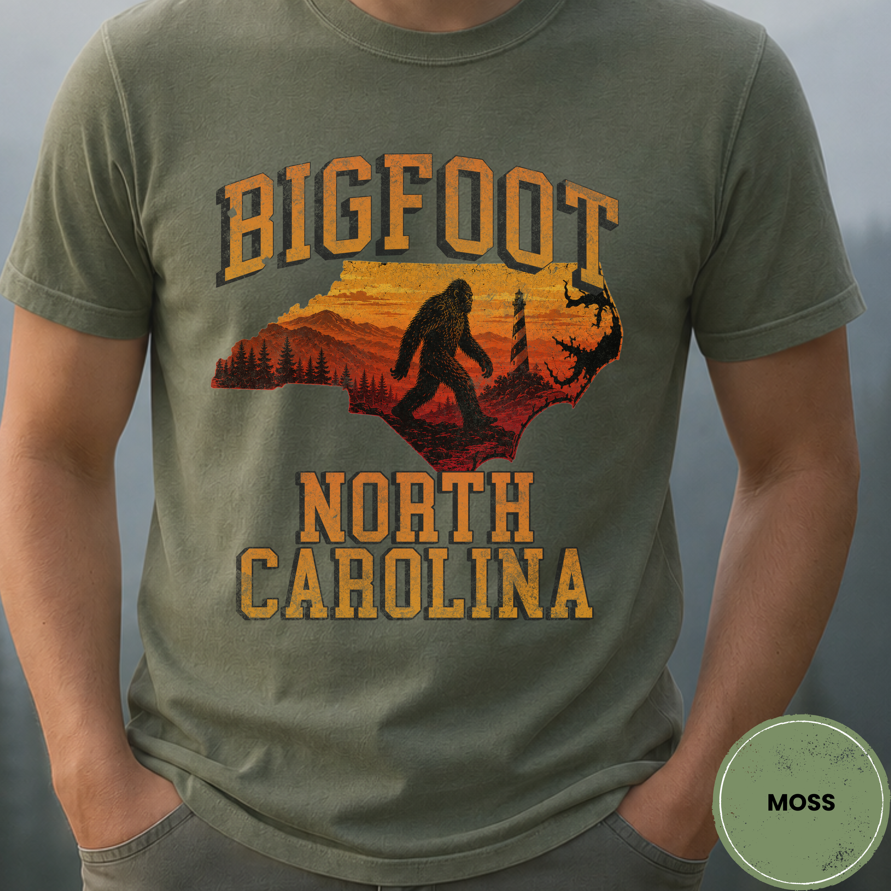 Comfort Colors® Bigfoot North Carolina Tee