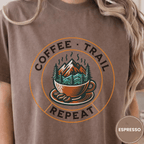 Comfort Colors® Coffee Trail Repeat Tee - Deadpan Outdoors Co.