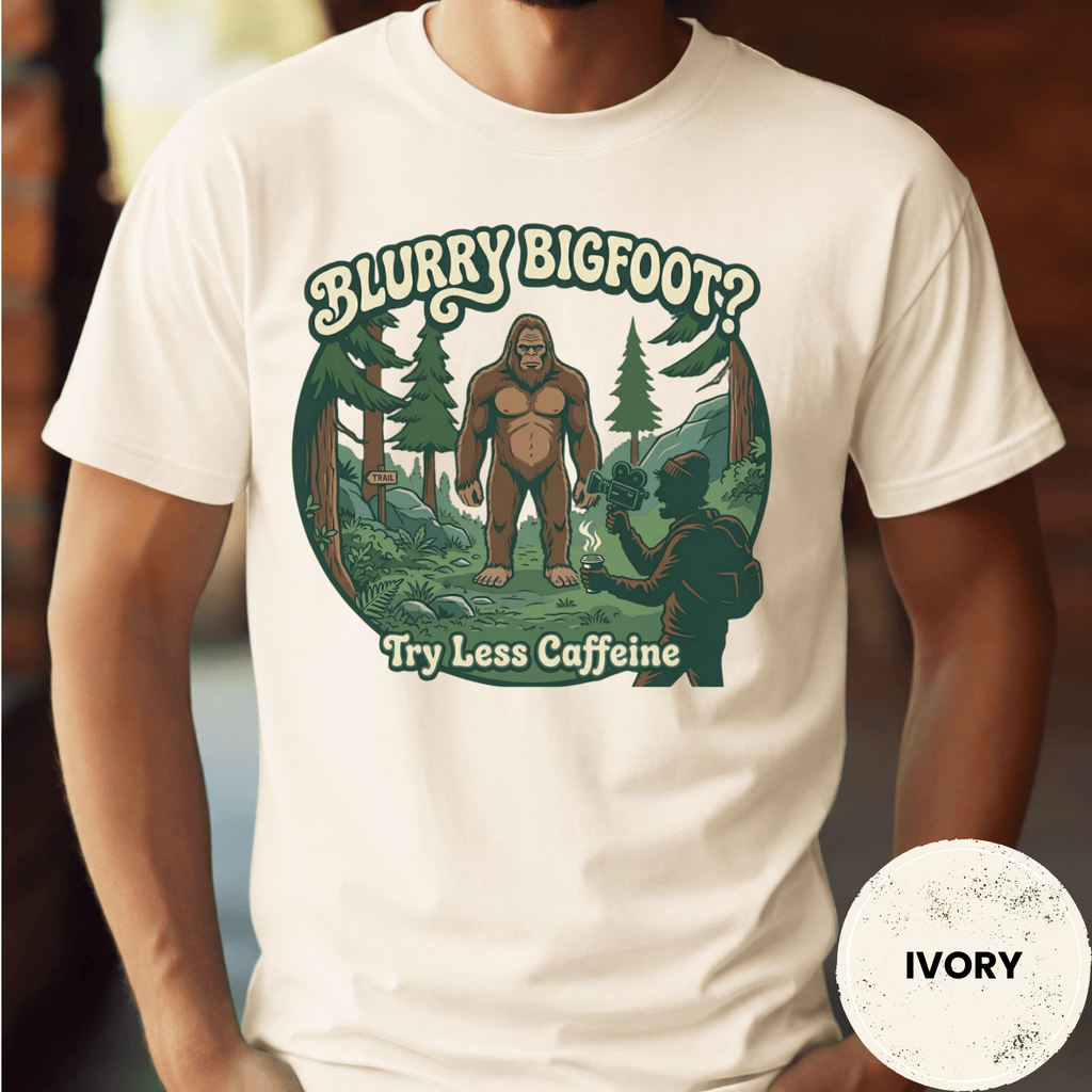 Comfort Colors® Blurry Bigfoot? T-Shirt - Deadpan Outdoors Co.