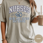 Comfort Colors® Nurses Run on High Octane Tee - Deadpan Outdoors Co.