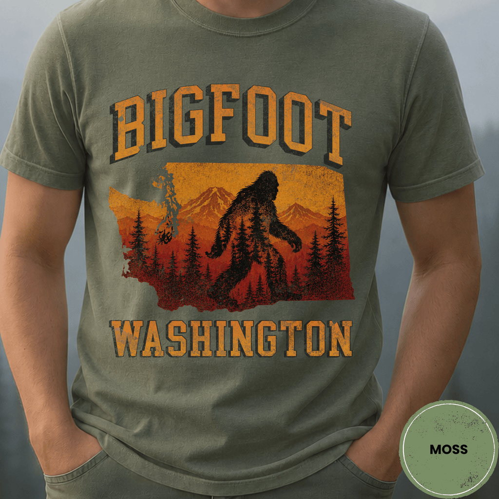 Comfort Colors® Bigfoot Washington State Tee - Deadpan Outdoors Co.