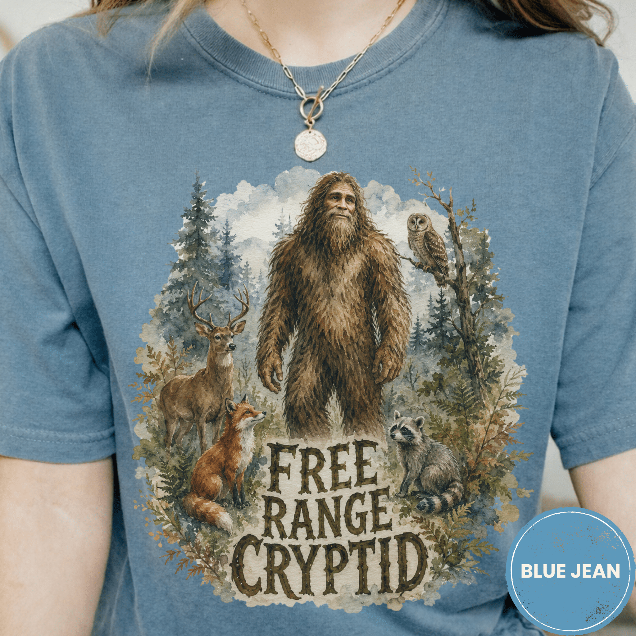 Comfort Colors® Forest and Grind Boho Bigfoot Tee - Deadpan Outdoors Co.