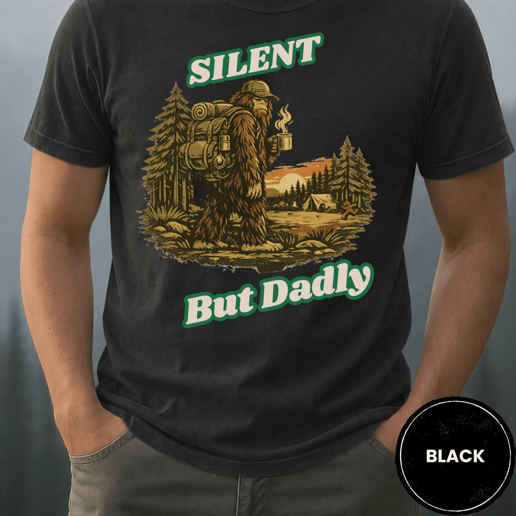 Comfort Colors® Silent But Dadly Tee - Deadpan Outdoors Co.