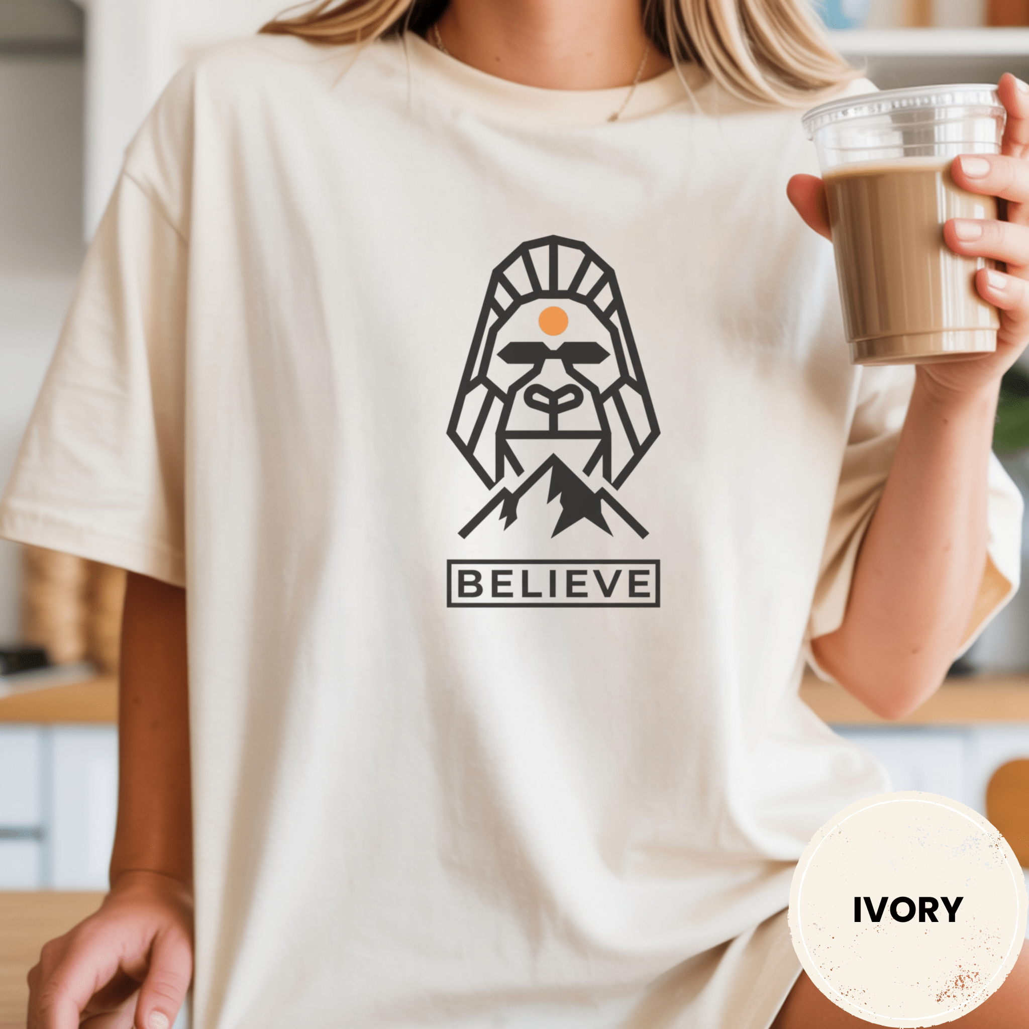 Comfort Colors® Believe Bigfoot Tee - Deadpan Outdoors Co.