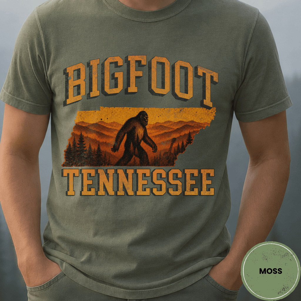 Comfort Colors® Bigfoot Tennessee State Tee - Deadpan Outdoors Co.