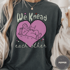 Comfort Colors® We Knead Each Other Shirt, Funny Bigfoot Cat Tee, Sasquatch Cat Lover Gift, Cute Cryptid Cat T-shirt - Deadpan Outdoors Co.
