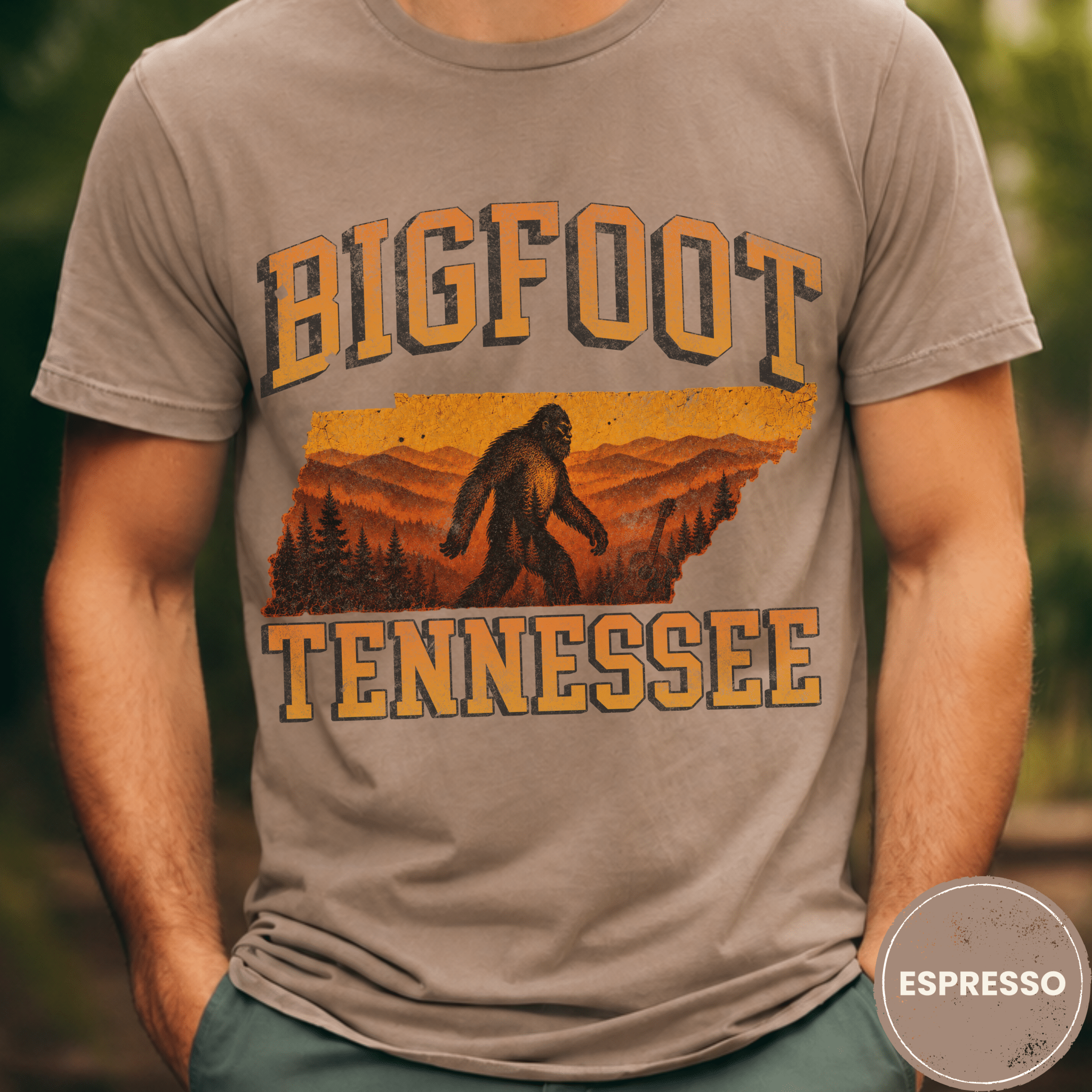 Comfort Colors® Bigfoot Tennessee State Tee - Deadpan Outdoors Co.