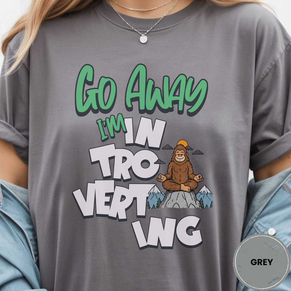 Comfort Colors® Go Away I'm Introverting Tee - Deadpan Outdoors Co.