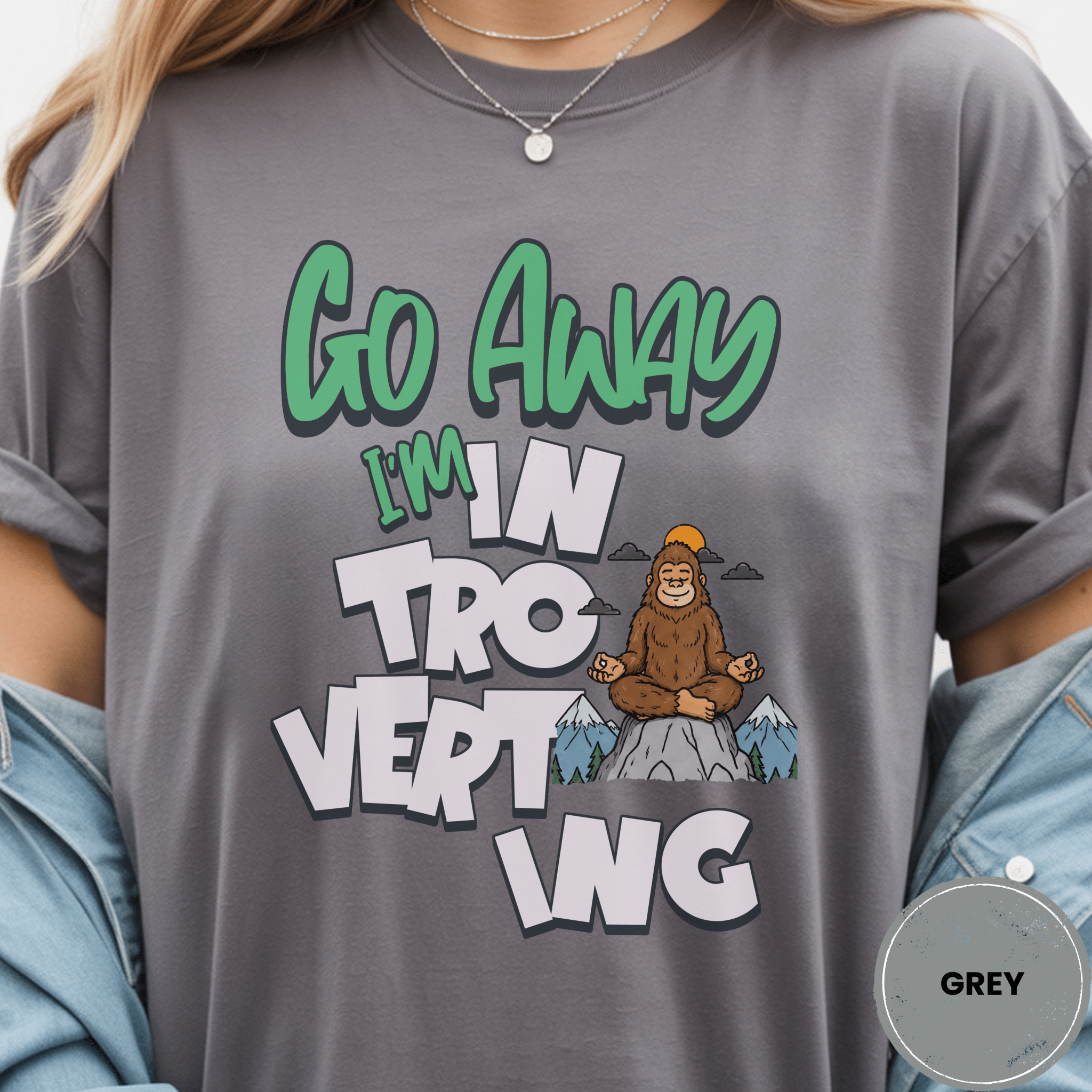 Comfort Colors® Go Away I'm Introverting Tee - Deadpan Outdoors Co.